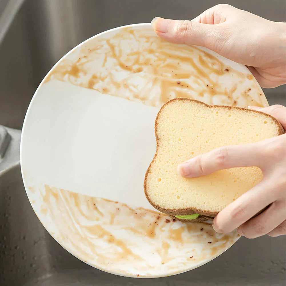 Toast Bread Shape Dish-washing Sponges at $9.99 from Truemartin