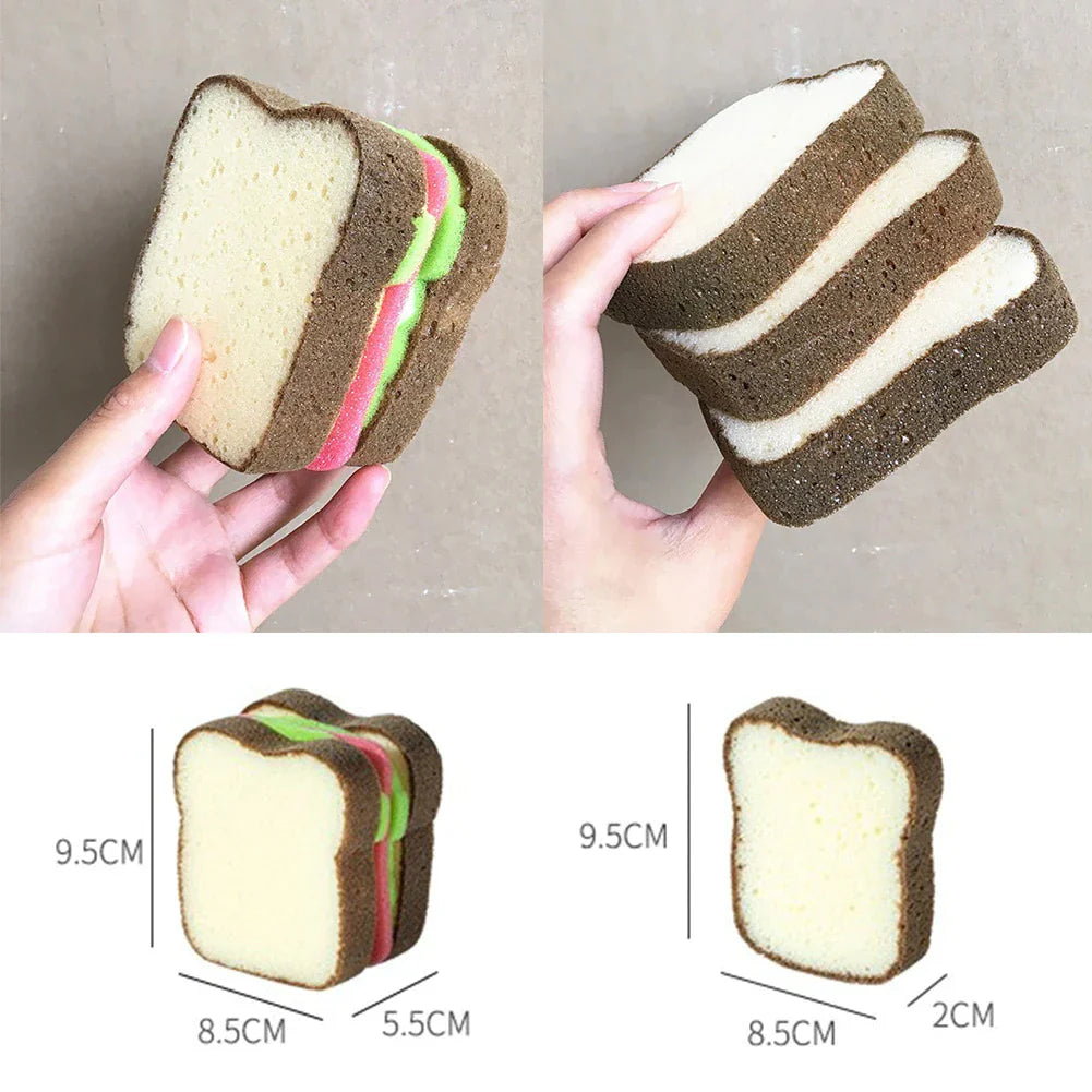 Toast Bread Shape Dish-washing Sponges at $9.99 from Truemartin