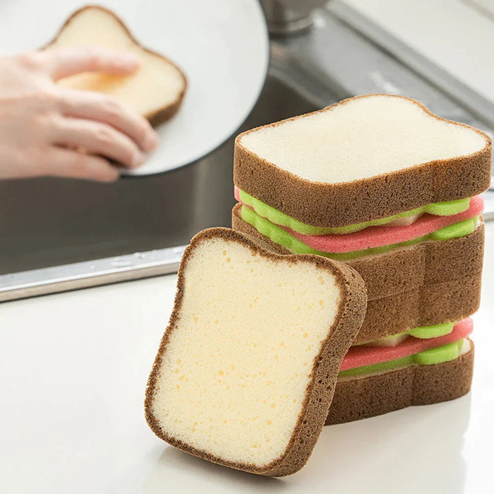 Toast Bread Shape Dish-washing Sponges at $9.99 from Truemartin