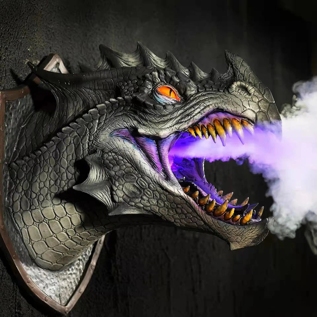 Dragon Legends Prop 3d Wall Mounted Dinosaur Smoke Light Wall at $49.97 from Truemartin