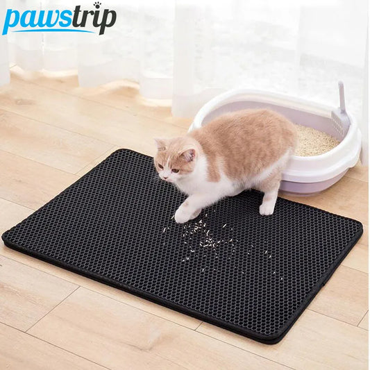 Waterproof Pet Cat Litter Mat EVA Double Layer at $14.97 from Truemartin