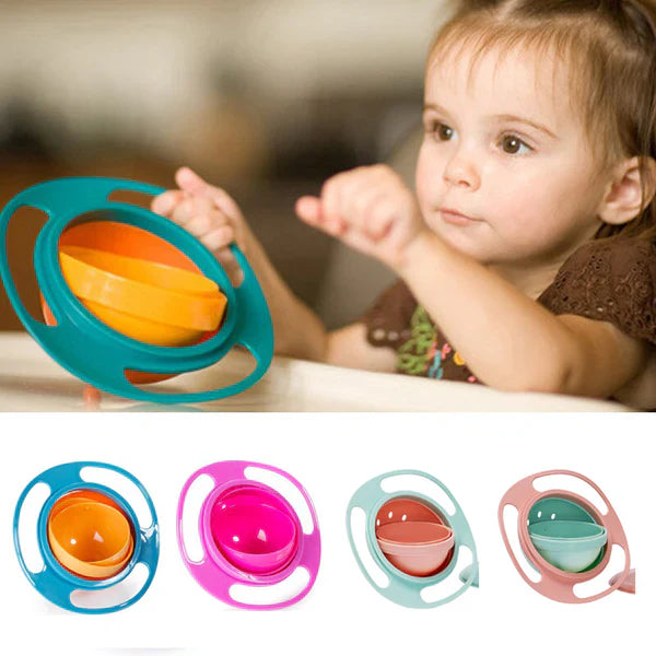 Rotatable Baby Feeding Bowl at $11.97 from Truemartin