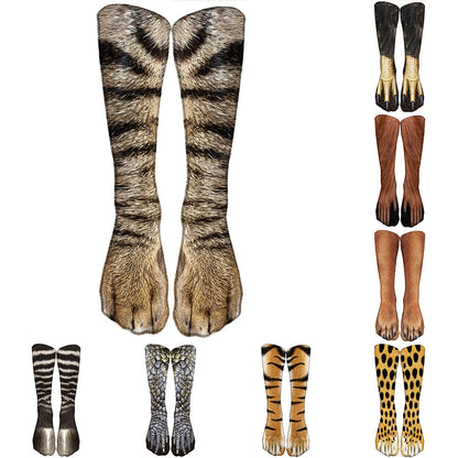 Realistic Comfy Animal Paws Socks at $14.97 from Truemartin