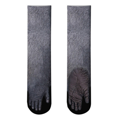 Realistic Comfy Animal Paws Socks at $14.97 from Truemartin