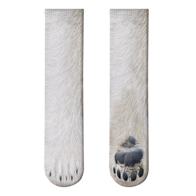 Realistic Comfy Animal Paws Socks at $14.97 from Truemartin