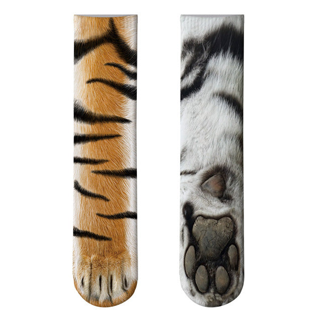 Realistic Comfy Animal Paws Socks at $14.97 from Truemartin