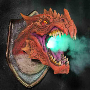 Dragon Legends Prop 3d Wall Mounted Dinosaur Smoke Light Wall at $49.97 from Truemartin